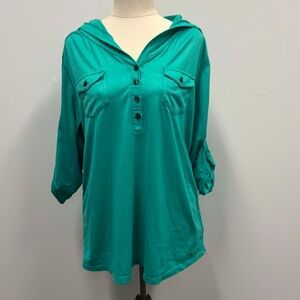 Marmot  Athletic Hooded Light Weight Shirt Women’s Size Large